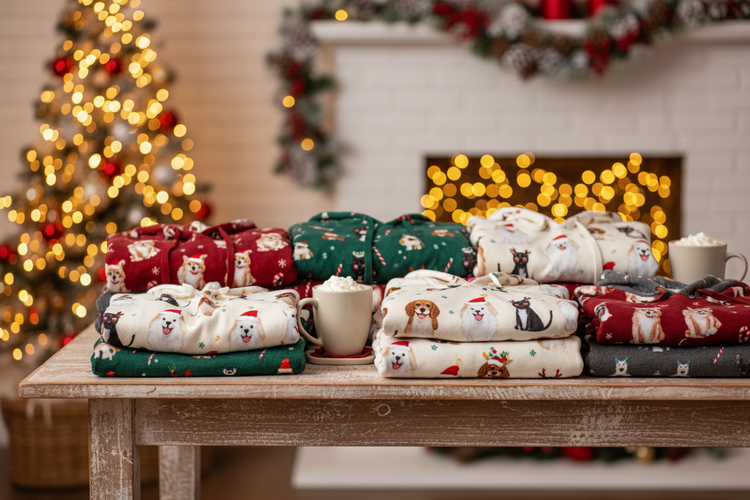 圣诞猫狗法兰绒卫衣 Banner