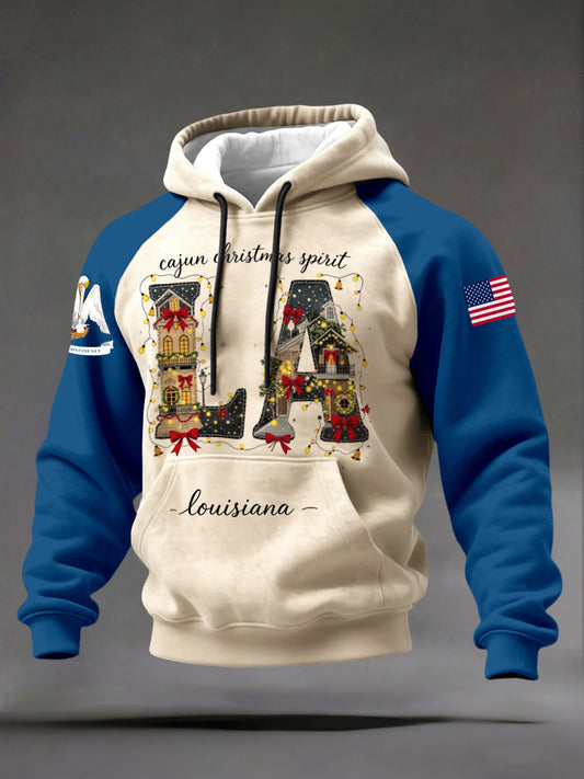 Men's Louisiana Christmas Hoodies